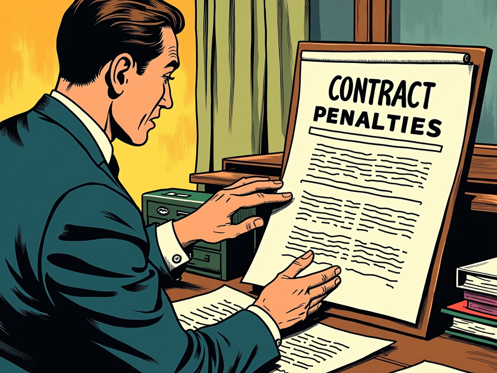 Clauses pénalités contrat